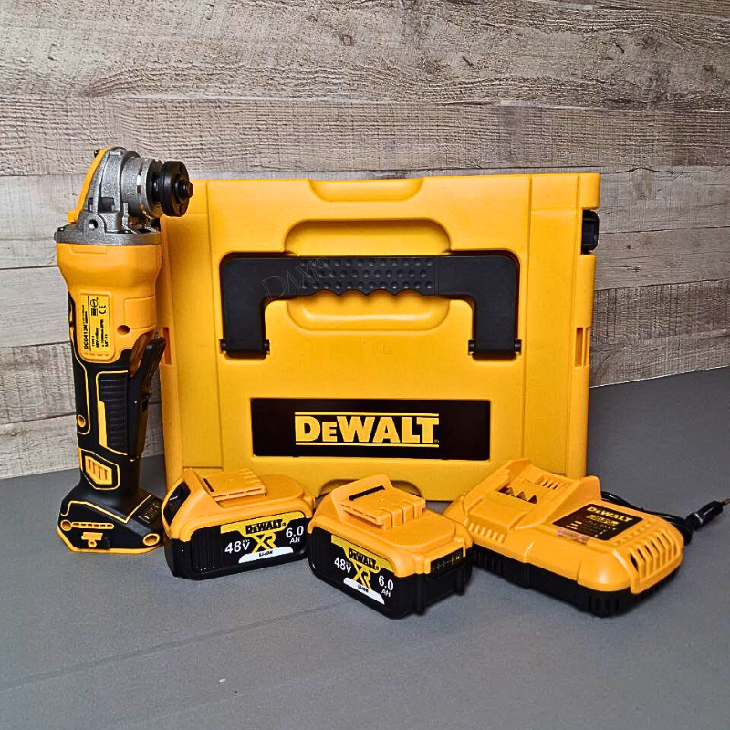 Потужна акумуляторна болгарка 48V 6.0AH DeWalt DCG413N АКБ болгарка Девольт Кутова шліфмашина 125мм турбінка