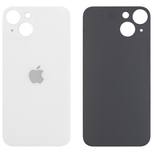 Задня кришка (скло) iPhone 13 starlight (big hole) (оригінал)