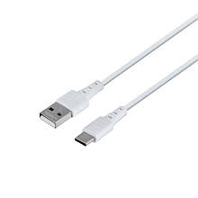 USB кабель Type-C Remax Zeron Series Elastic RC-179a, 2.4A 1m white