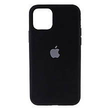 Silicone case for iPhone 11 Pro (18) black (закритий низ)