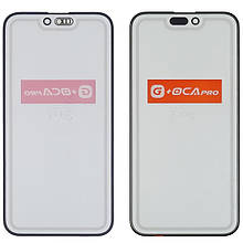 Скло корпуса G + OCA Pro iPhone 15 Pro з OCA-плівкою black
