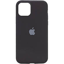 Silicone case for iPhone 12 Pro Max (18) black (закритий низ)
