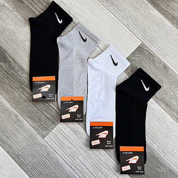 Шкарпетки чоловічі бавовна сітка короткі Nike Tennis, Туреччина, розмір 41-45, асорті, 11720