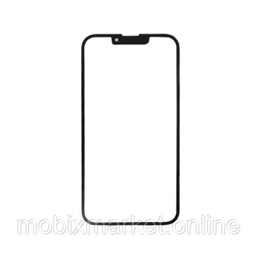 Скло корпуса iPhone 13 mini з OCA- плівкою black (оригінал)