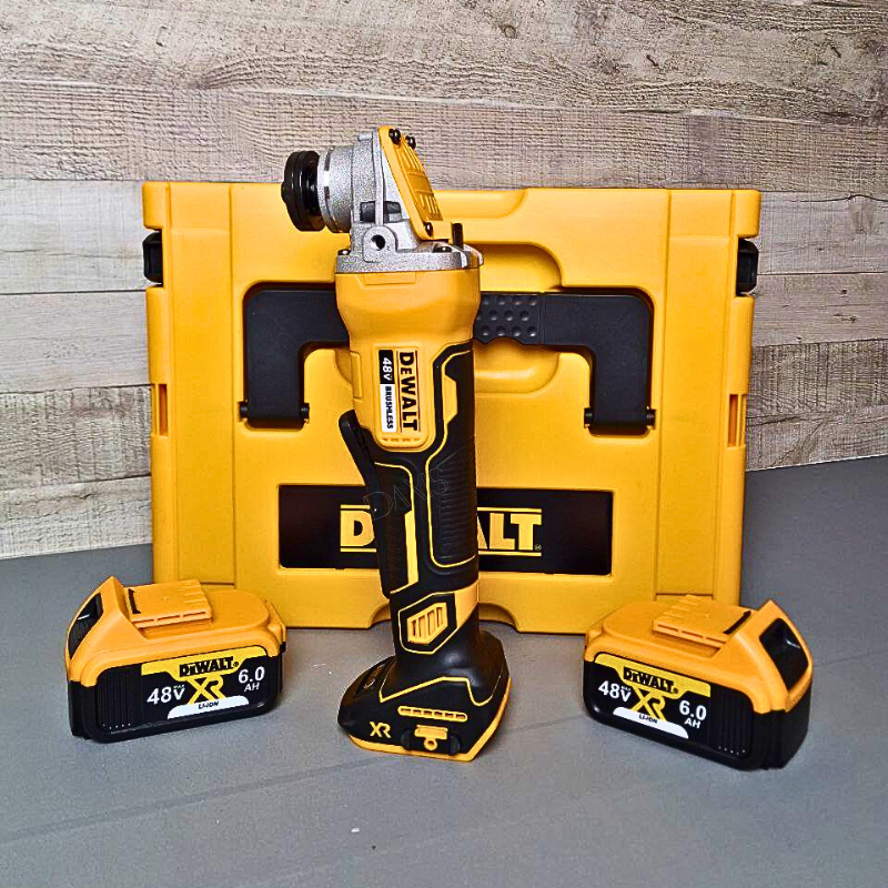 Надійна болгарка DeWalt DCG413N Потужна акумуляторна болгарка 48V 6.0AH Кутова шліфмашина Девольт