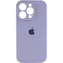 Silicone case for iPhone 16 Pro Max (28) lavender grey (закритий низ)