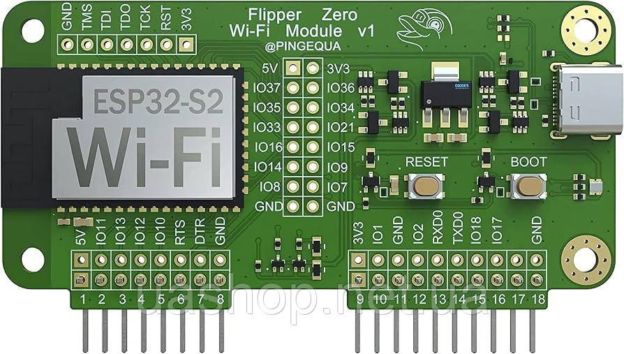 WiFi Devboard for Flipper Zero (Аналог оригіналу) - WiFi модуль WiFi плата для Flipper Zero ESP32-S2