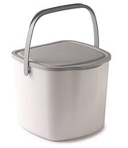 Контейнер для сміття з кришкою та ручкою Snips Kitchen Compost Bin, 3 л, білий, фото 3