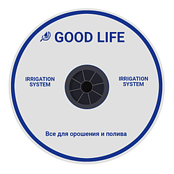 Крапельна стрічка щілинна 7 mil-20 см-500м 1.8 л/г Good Life в-во Південна Корея для крапельного зрошення (Гуд Лайф)