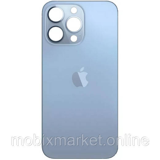 Задня кришка (скло) iPhone 13 Pro sierra blue (big hole) (оригінал завод)
