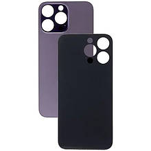 Задня кришка (скло) iPhone 14 Pro deep purple (big hole) (оригінал завод)