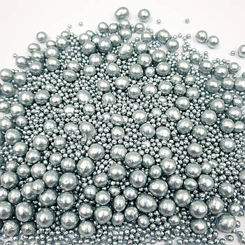 Посипка коктейль Королівський срібний 50 г (розвіс)