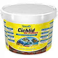Tetra Cichlid XL Flakes 10л/1,9 кг хлопья для крупных цихлид для аквариумных рыб