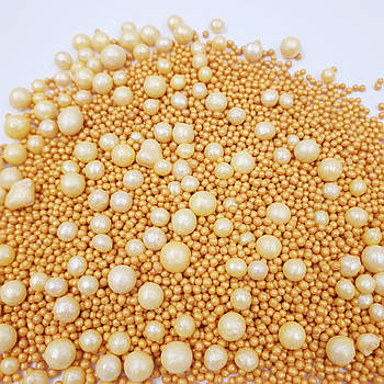 Посипка коктейль Королівський жовтий 50 г (розвіс)