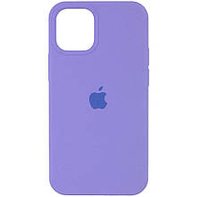 Silicone case for iPhone 12/ 12 Pro ( 5) lilac (закритий низ)