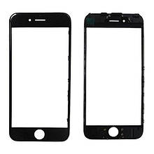 Скло корпусу iPhone 6 Plus з OCA-плівкою та рамкою black