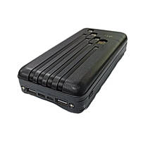 Зовнішній акумулятор (power bank) BPW1 30000mAh black (4 кабелі в комплекті: USB, microUSB, Type-C, Lightning)
