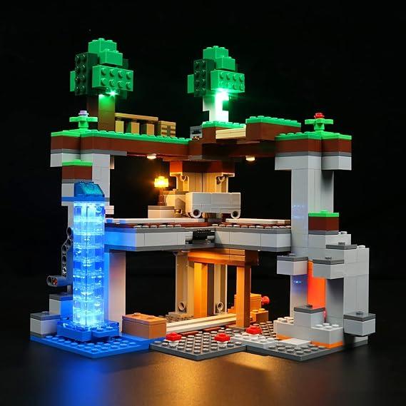 Світлодіодні ліхтарі для Lego Minecraft The First Adventure 21169, комплект освітлення Lego