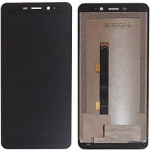 Дисплей Ulefone Armor X3/Armor X5 в зборі з сенсором black (оригінал завод)