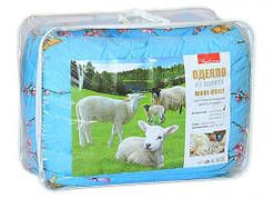 Ковдра вовняна "Чарівний сон",полуторна(150х210см), забарвлення в асортименті