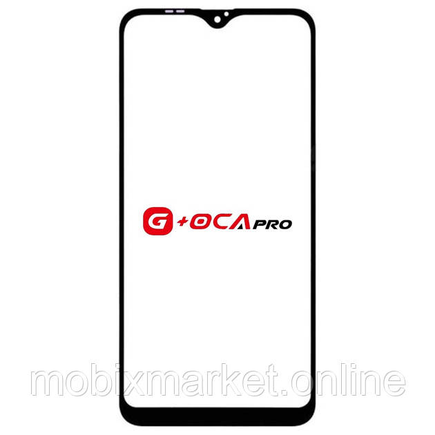 Скло корпусу G + OCA Pro Samsung A107 Galaxy A10s 2019 з OCA- плівкою, black