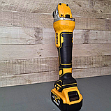 Професійна акумуляторна шліфмашина DeWalt DCG406Nt в кейсі Кутова АКБ болгарка 48V 6.0AH, фото 7
