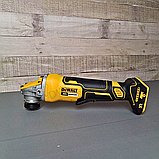Професійна акумуляторна шліфмашина DeWalt DCG406Nt в кейсі Кутова АКБ болгарка 48V 6.0AH, фото 4