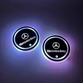 Пі дсвітка в підстаканник з логотипом Mercedes, 2 шт