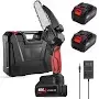 Мініпила Mini Electric Chain Saw1 у валізі 2 акумулятори 48V, фото 3