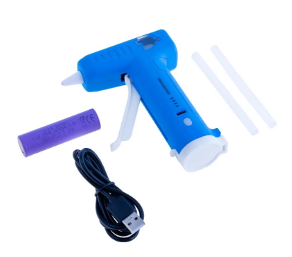 Пістолет клейовий ZD-5L акумуляторний 20W під тонкий клей 7 мм, фото 1