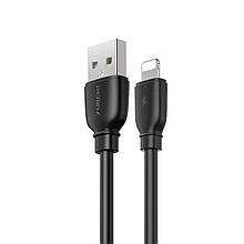 USB кабель Lightning Remax Suji Pro RC-138i, 2.4A 1m black
