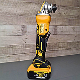 Професійна акумуляторна шліфмашина DeWalt DCG406Nt в кейсі Кутова АКБ болгарка 48V 6.0AH, фото 6