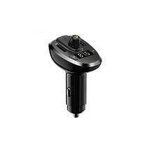 АЗП/FM Модулятор Remax RCC-109 з дисплеєм (2USB/Port 3A/Bluetooth 5.0)