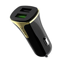 АЗП HOCO Z31 2USB 3.4A 18W QC3.0 black