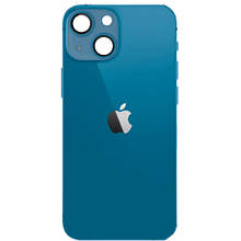Задня кришка (скло) iPhone 13 blue (big hole) (оригінал завод)