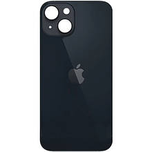 Задня кришка (скло) iPhone 14 Plus midnight (big hole) (оригінал завод)