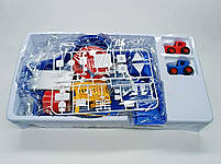 Ігровий набір Синій трактор Парковка з 2 тракторами (6 см) - іграшка для дітей 9609, фото 3