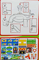 Ігровий набір Синій трактор Парковка з 2 тракторами (6 см) - іграшка для дітей 9609, фото 5