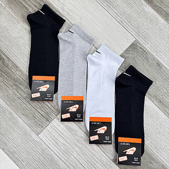 Шкарпетки чоловічі бавовна сітка короткі Nike, Туреччина, розмір 41-45, асорті, 11709