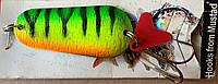 Блешня коливалка (колебалка) Condor Fire Tiger/ Chrome 24 г 67 мм яскрава
