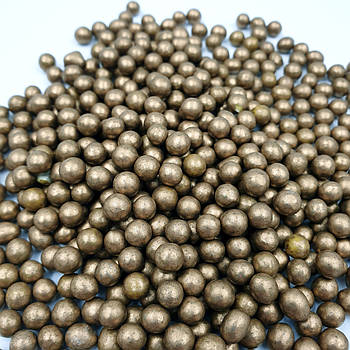 Рисові кульки глазуровані Бронзові 7 мм 50 г (розвіс)