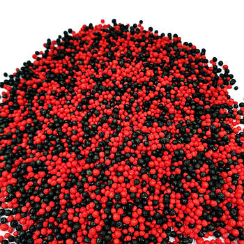 Посипка кондитерська Нонпарель червоно-чорна 50 г (розвіс)