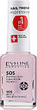 Засіб для крихких і ламких нігтів Eveline SOS Cosmetics Nail Therapy Professional 12 мл, фото 2