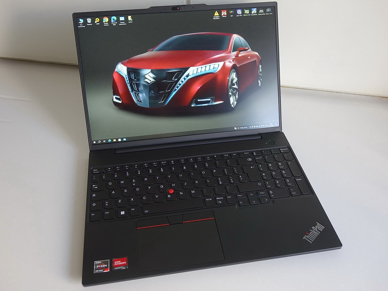 НОВИЙ Lenovo ThinkPad E16 GEN2, 16.0 WUXGA IPS, Ryzen 7 7735HS 4.5GHz, 16GB ddr5, 512GB nvme, 100% акумулятор, Wi11