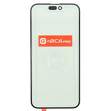Скло корпуса G + OCA Pro iPhone 15 Pro Max з OCA-плівкою black