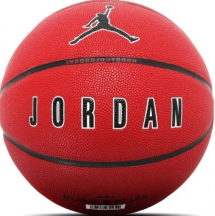 М'яч баскетбольний NIKE JORDAN ULTIMATE 2.0 8P DEFLATED UNIVERSITY RED/BLACK/WHITE/BLACK size 7 original Акція