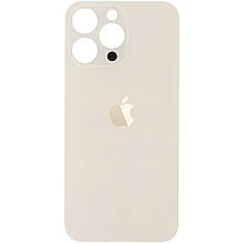 Задня кришка (скло) iPhone 14 Pro Max gold (big hole)