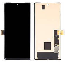 Дисплей Google Pixel 6 Pro в зборі з сенсором black (оригінал переклей)