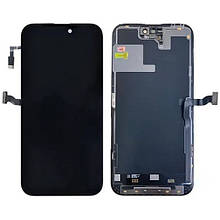 Дисплей iPhone 14 Pro Max в зборі з сенсором та рамкою black (знятий оригінал)
