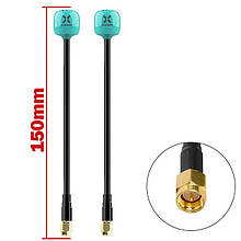 Антена Foxeer Lollipop V4 Plus 5.8G 2.6dBi RHCP SMA 150 мм (2 шт.)